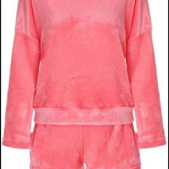 Brand new MEOW plushy comfy cozy lounge set. 🐱 PINK!✨ - Picture 3 of 16